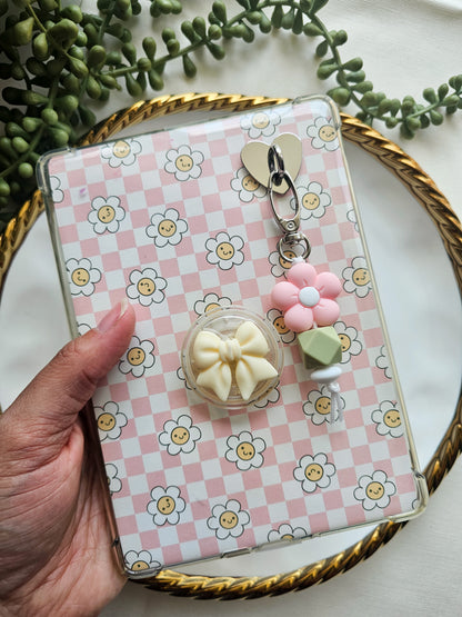 Pink Petals Kindle Buddy Keychain