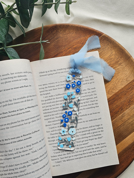 Ocean Mist Acrylic Bookmark