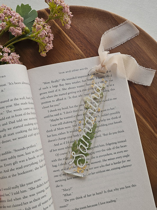 Fern & Fable Resin Bookmark