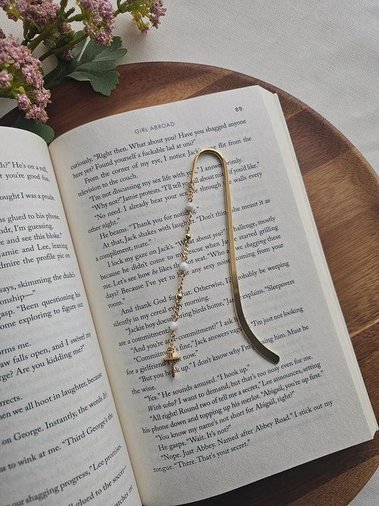 Grace Between Pages Charm Bookmark