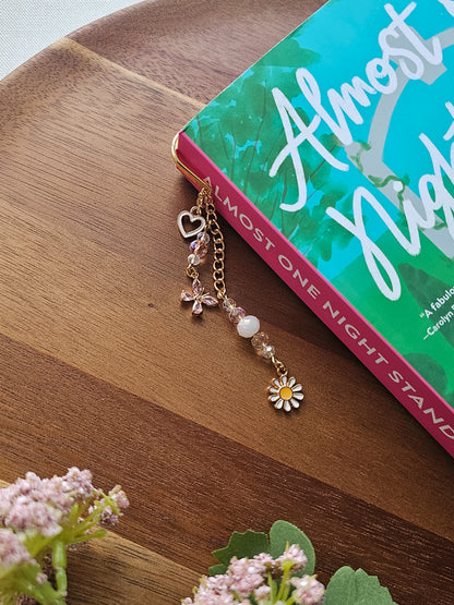Petals & Daydreams Layered Charm Bookmark