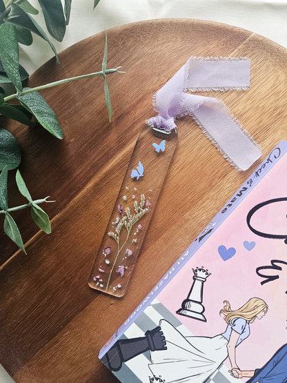 Lavender Fields Resin Bookmark