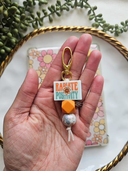 Radiate Positivity Kindle Buddy Keychain