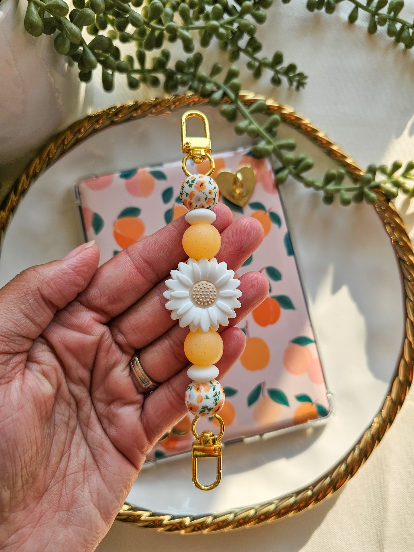 Orange Blossom Kindle Strap