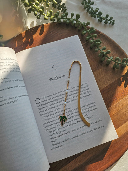 Palm & Prose Charm Bookmark