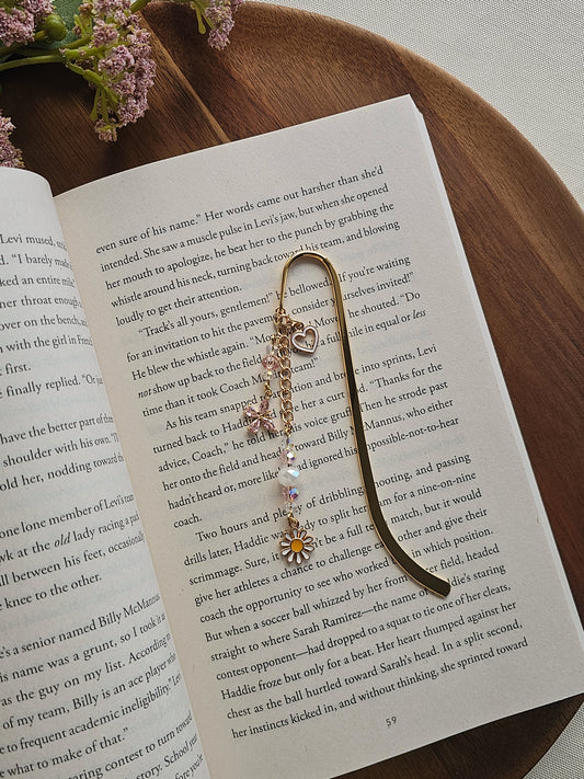 Petals & Daydreams Layered Charm Bookmark