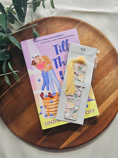 Lavender Picnic Acrylic Bookmark
