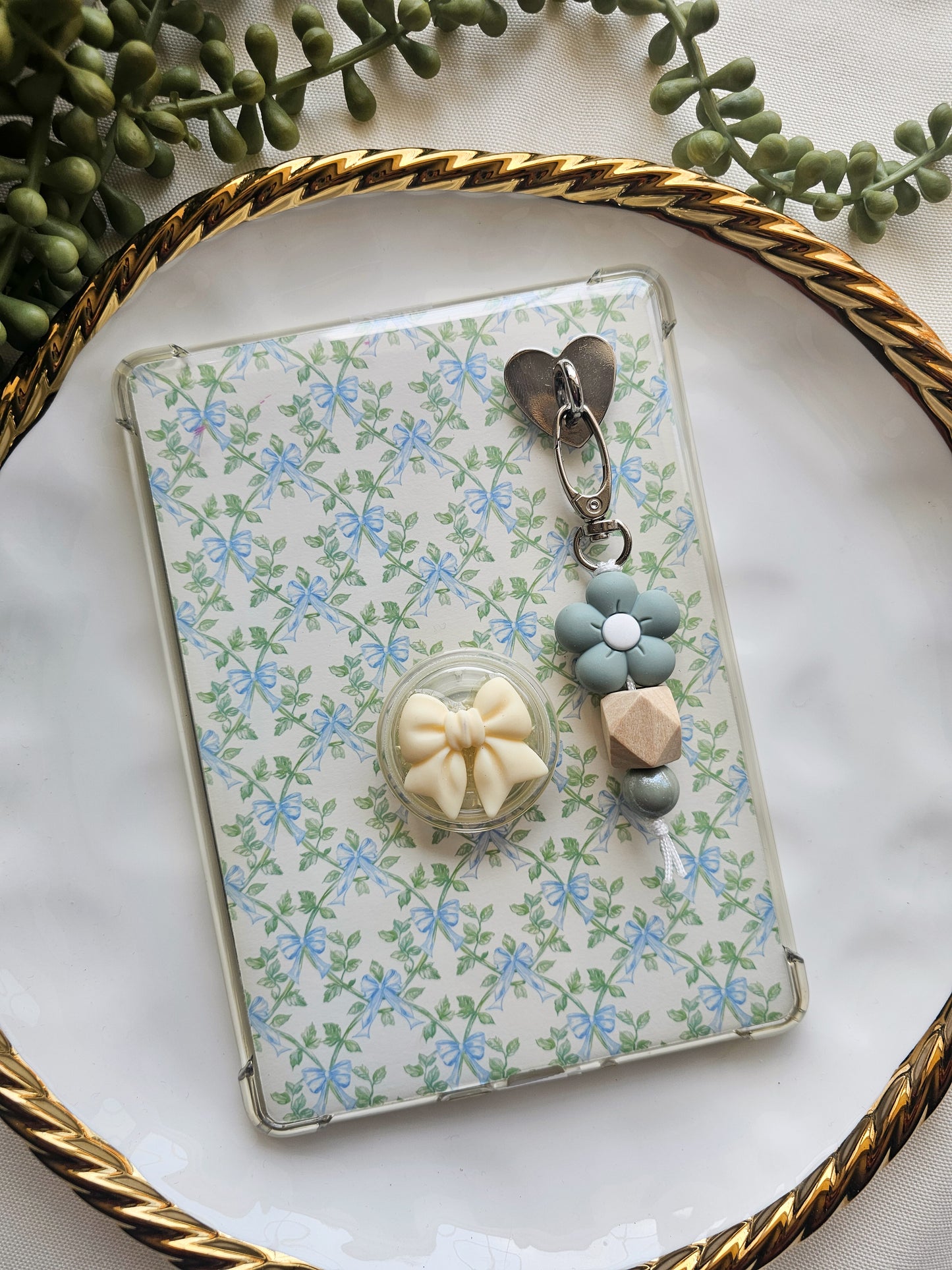 Sage Petals Kindle Buddy Keychain