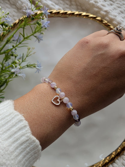Lavender Haze Gemstone Bracelet