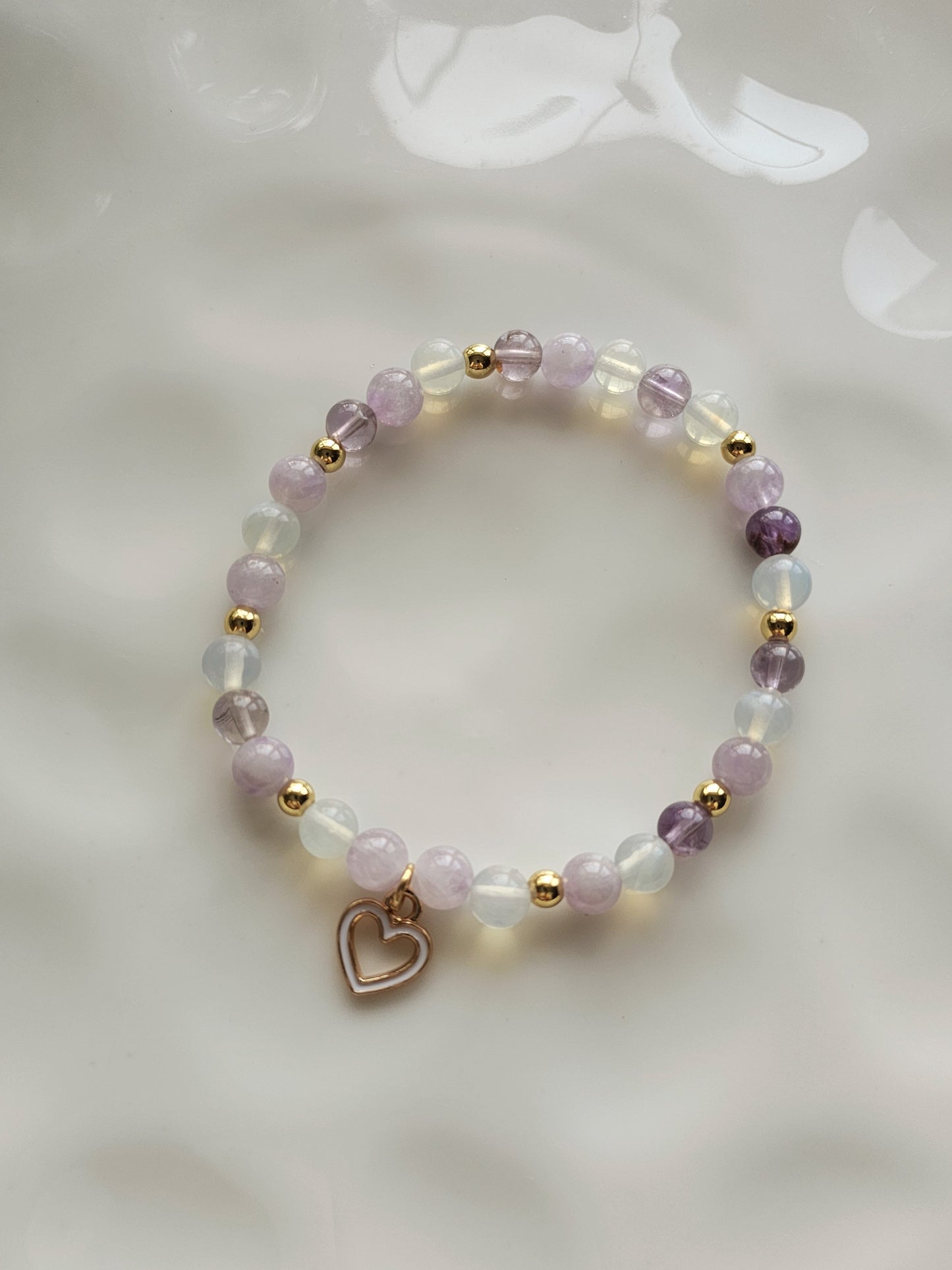 Lavender Haze Gemstone Bracelet