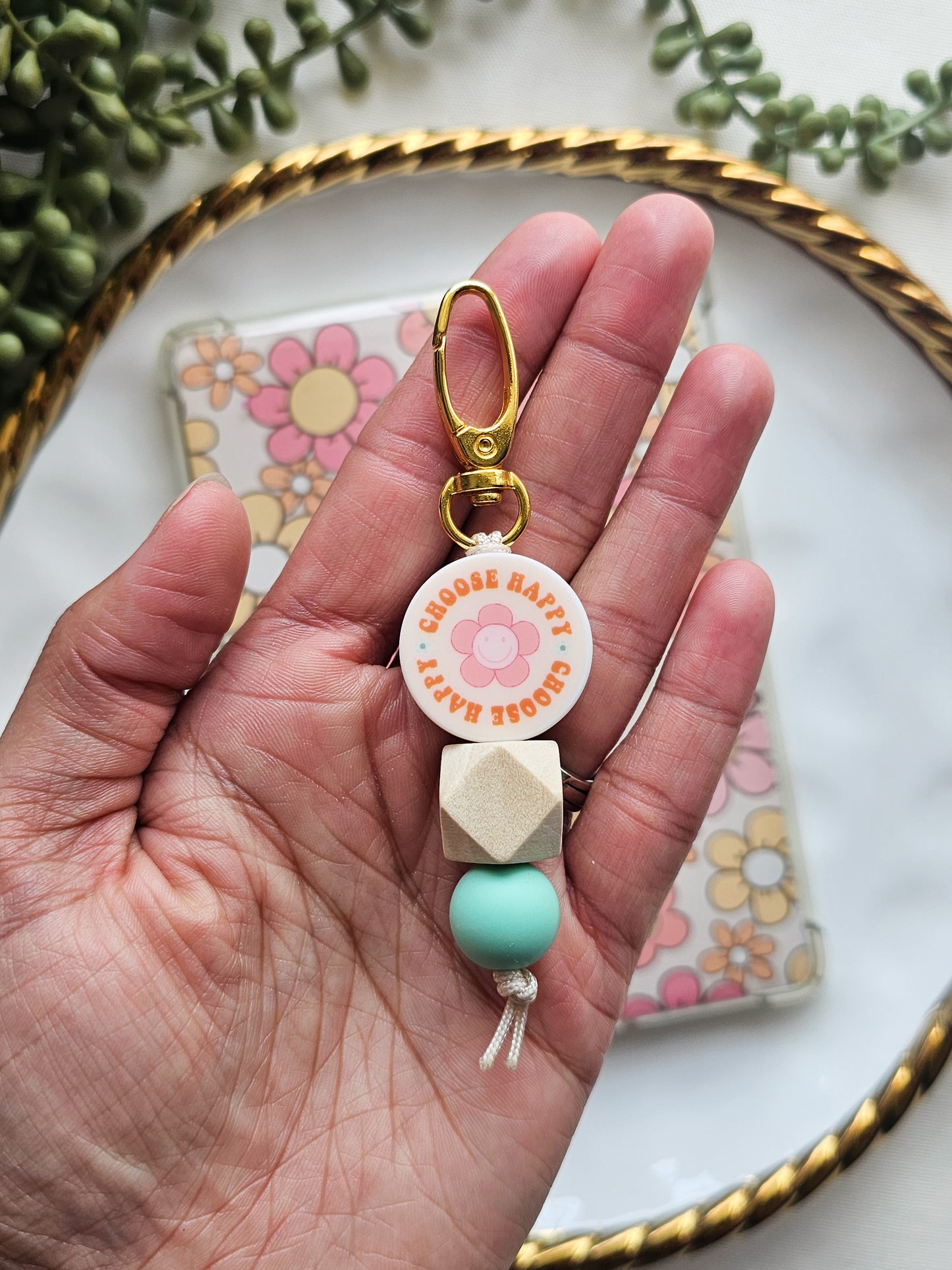 Pocketful of Happy Kindle Buddy Keychain